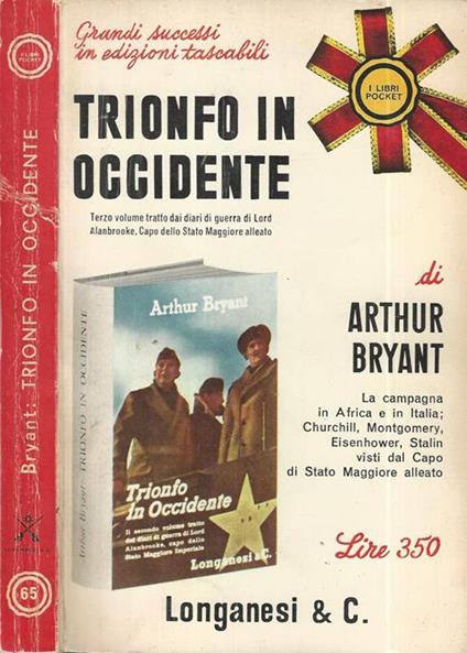 Trionfo in Occidente - Arthur Bryant - copertina