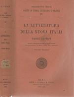 La letteratura della Nuova Italia. Saggi critici
