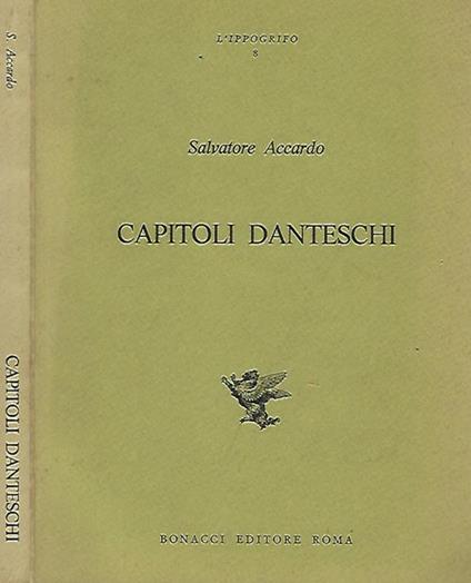Capitoli danteschi - Salvatore Accardo - copertina