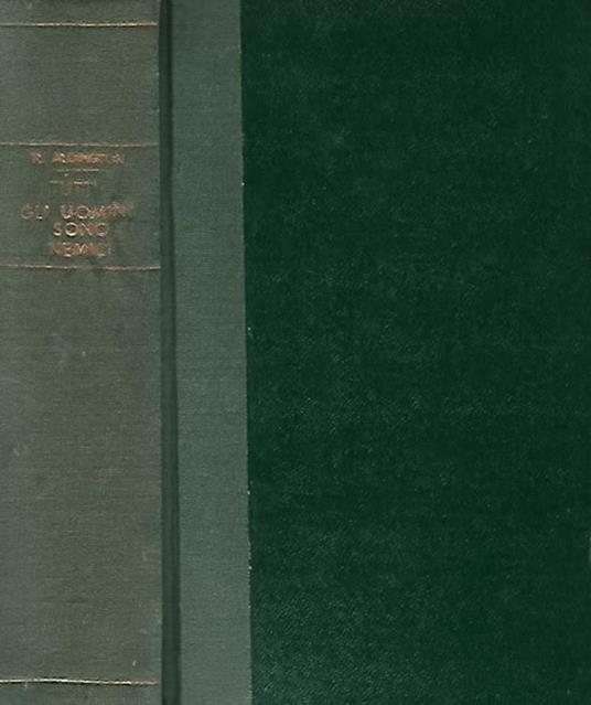 Tutti gli uomini sono nemici - Richard Aldington - copertina