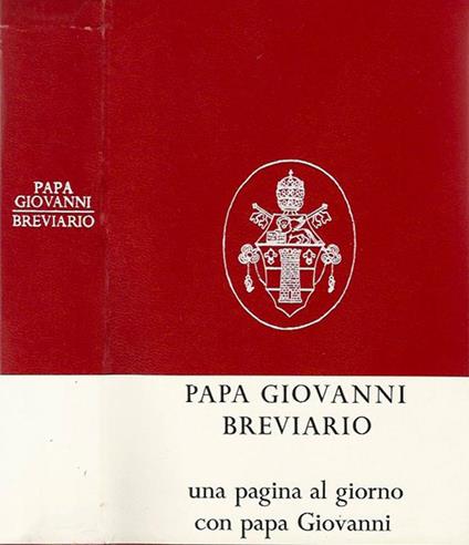 Breviario di Papa Giovanni - copertina