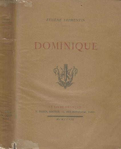 Dominique - Eugéne Fromentin - copertina