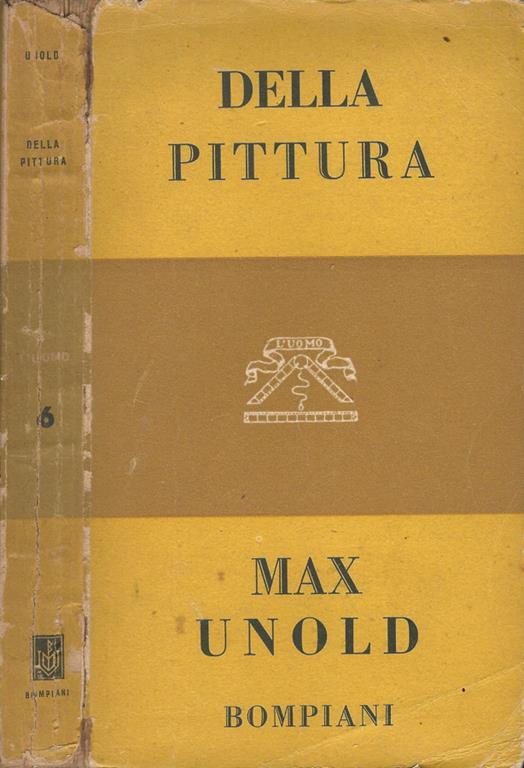 Della pittura - Max Unold - copertina