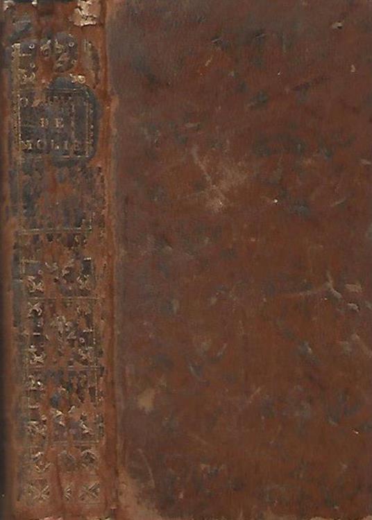 Oeuvres de Moliere. avec des remarques grammaticales, des averissements et des observations sur chaque piece, tomo VII - M. Bret - copertina
