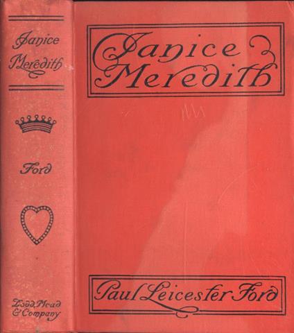 Janice Meredith - copertina