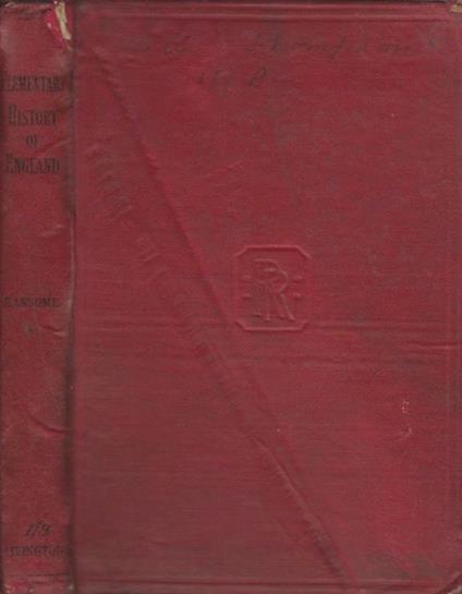 Elementary history of England. For the use of the lower forms of schools - Cyril Ransome - copertina