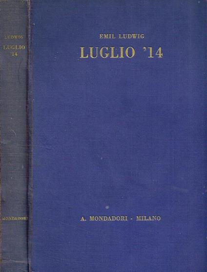 Luglio '14 - Emil Ludwig - copertina