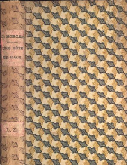 Une bète de race - Claude Morgan - copertina
