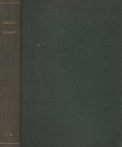 Richelieu 1585 - 1642 - Hilaire Belloc - copertina