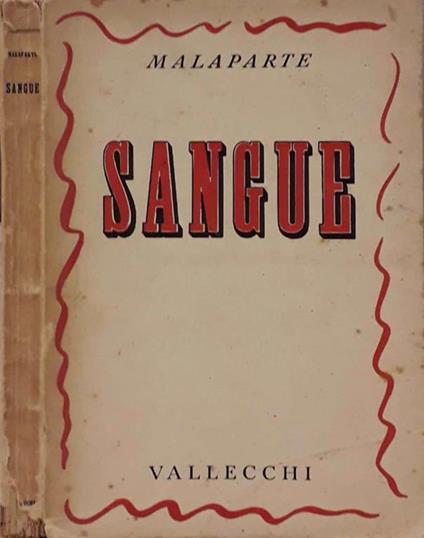 Sangue - Curzio Malaparte - copertina