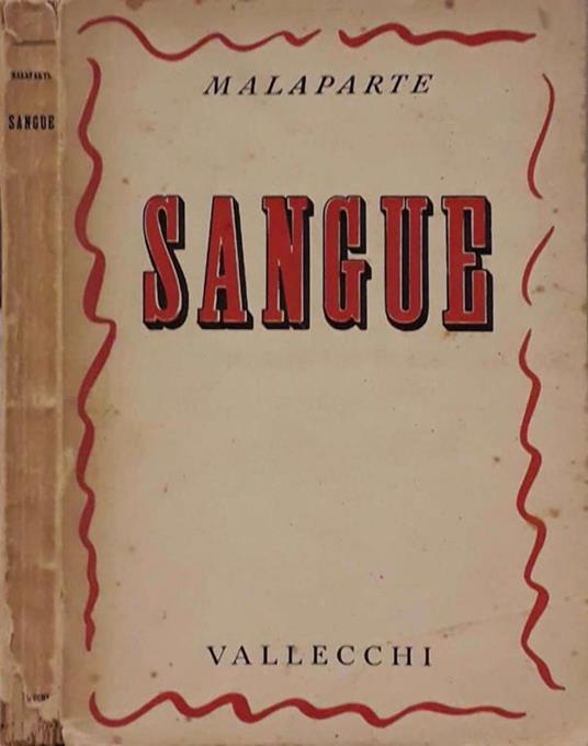 Sangue - Curzio Malaparte - copertina