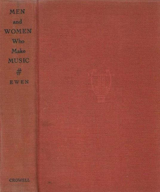 Men and Woman who make Music - David Ewen - copertina