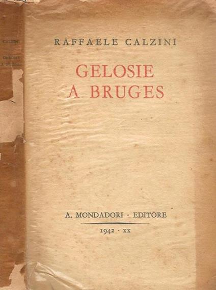 Gelosie a Bruges - Raffaele Calzini - copertina