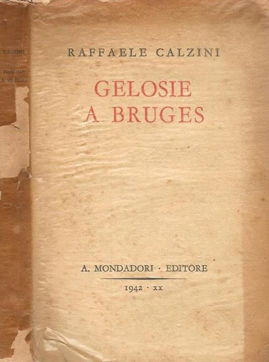 Gelosie a Bruges - Raffaele Calzini - copertina