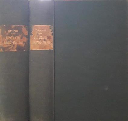 Dizionario Italiano-Inglese / Inglese-Italiano (2 Voll.) - Giuseppe Orlandi - copertina