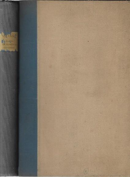 Zadig – Micromégas – Candide - Voltaire - copertina