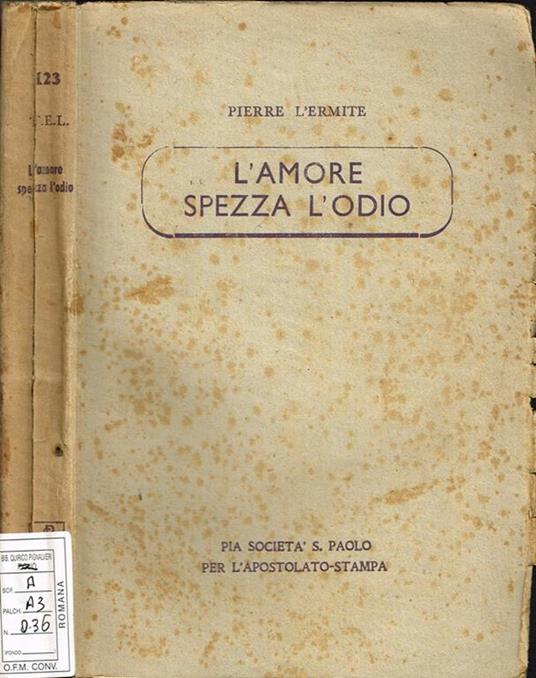 L' amore spezza l'odio - Pietro l'eremita - copertina