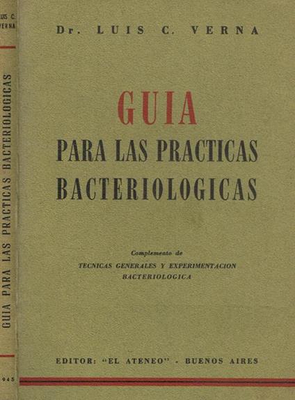 Guia para las practicas bacteriologicas - copertina