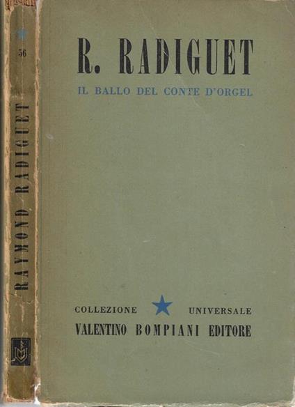 Il ballo del Conte D'Orgel - Raymond Radiguet - copertina