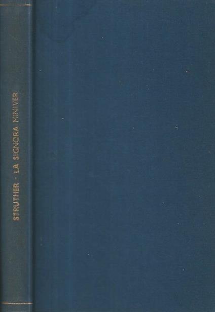 La signora Miniver - Ian Struther - copertina