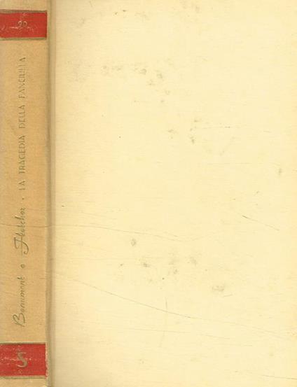 La tragedia della fanciulla - Francis Beaumont - copertina