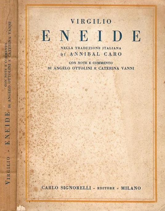 Eneide - Publio Virgilio Marone - copertina