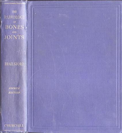 The radiology of bones and joints - copertina