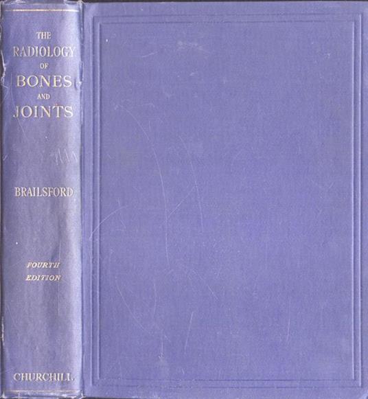 The radiology of bones and joints - copertina