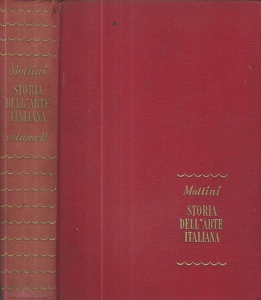 Storia dell'arte italiana Vol. II - Edoardo Mottini - copertina