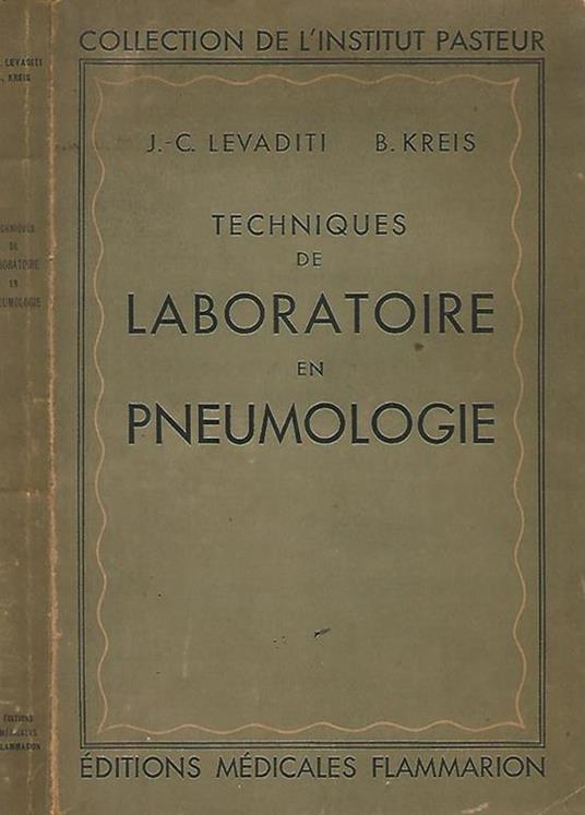 Techniques de Laboratoire en Pneumologie - copertina