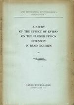 A study of the effect of evipan onthe flicker fusion intensity in brain injuries