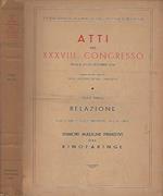 Atti del XXXVIII Congresso, parte prima. Relazione: Tumori maligni primitivi del rinofaringe