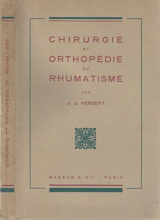 Chirurgie et orthopedie du rhumatisme - copertina