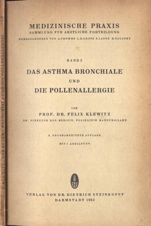 Das asthma bronchiale und die pollenallergie - copertina