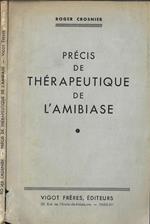 Précis de thérapeutique de l'amibiase