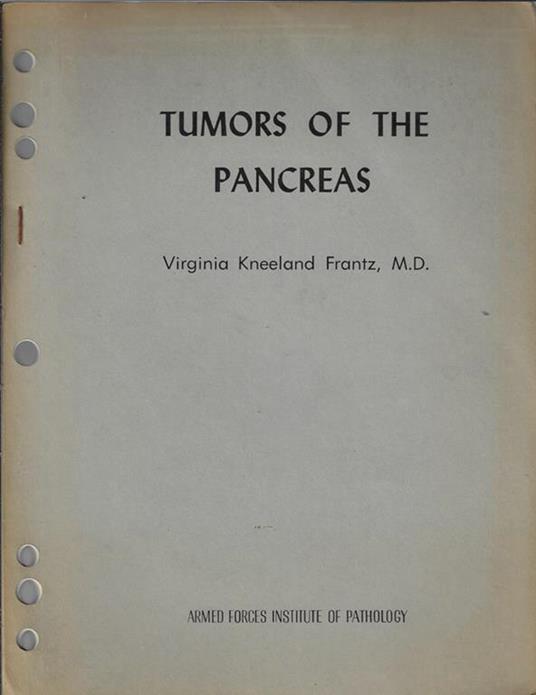 Tumors of the pancreas - copertina