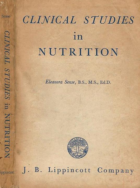 Clinical Studies in Nutrition - Eleanora Sense - copertina