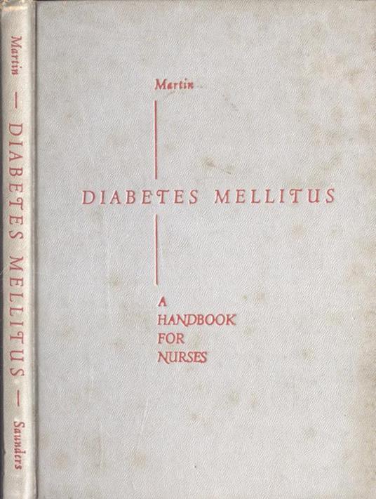 Diabetes mellitus. a handbook for nurses - copertina