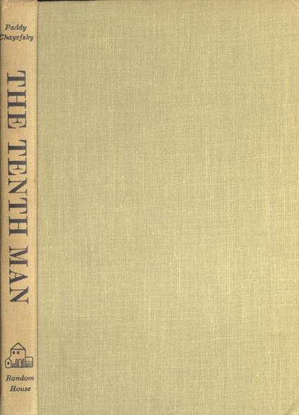 The tenth man - Paddy Chayefsky - copertina