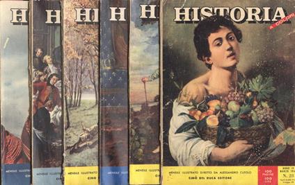Historia Anno IV n. 28 - 30 - 31 - 32 - 33 - 35 - 36 - 37 - copertina