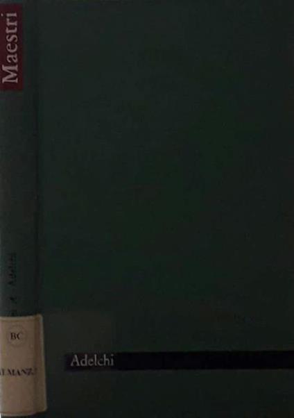Adelchi - Alessandro Manzoni - copertina