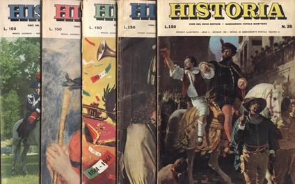 Historia Anno V n. 38 - 39 - 40 - 41 - 42 - copertina