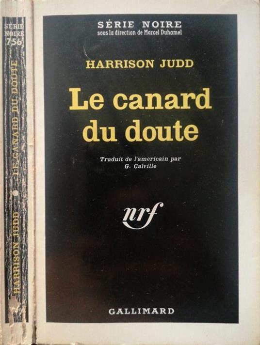La canard du doute - Harrison Judd - copertina