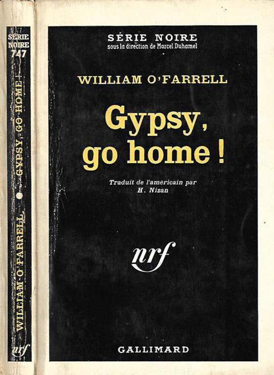 Gypsy, go home! - William O’FArrell - copertina