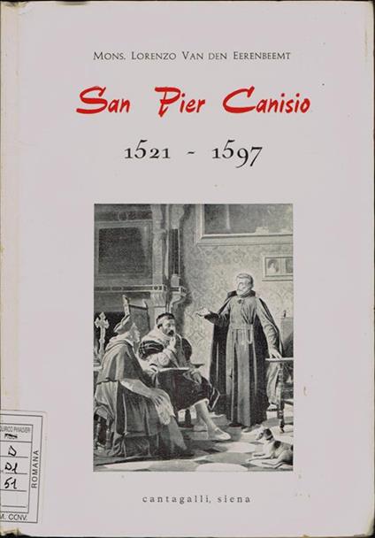 San Pier Canisio. 1521-1597 - copertina