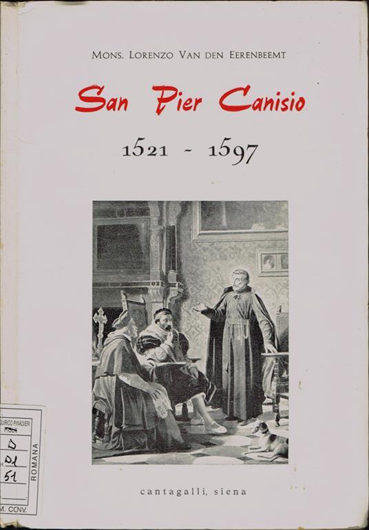 San Pier Canisio. 1521-1597 - copertina