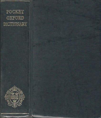 The Pocket Oxford Dictionary - F. L. Fowler - copertina