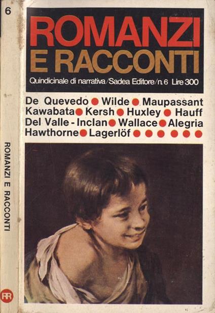 Romanzi e racconti n. 6 - copertina