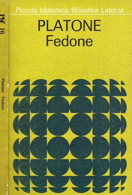 Fedone - Platone - copertina