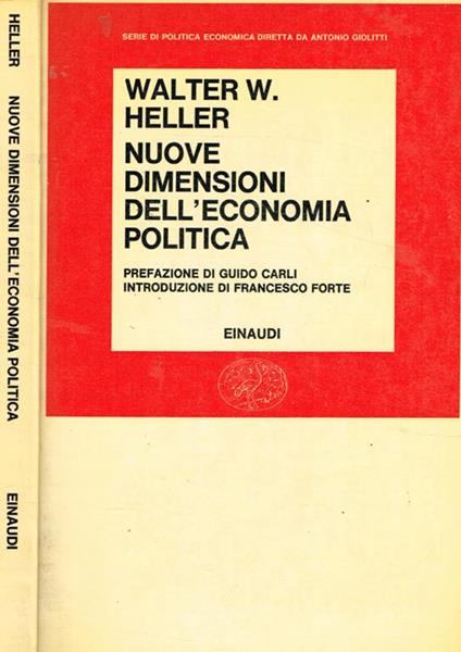Nuove dimensioni dell'economia politica - Walter W. Heller - copertina